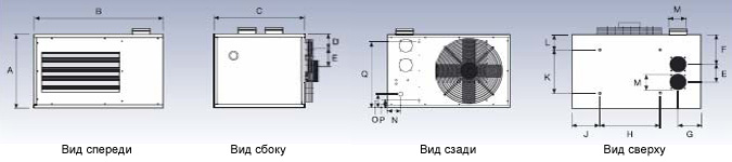 Газовые теплогенераторы (тепловентиляторы) Norgas NV